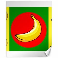 Banana Republic Flags Yellow Red Canvas 11  X 14  by HermanTelo