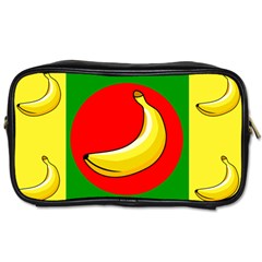 Banana Republic Flags Yellow Red Toiletries Bag (two Sides) by HermanTelo