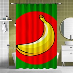 Banana Republic Flags Yellow Red Shower Curtain 48  X 72  (small) 