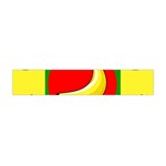 Banana Republic Flags Yellow Red Flano Scarf (Mini) Front