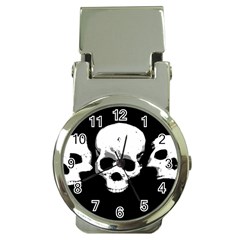 Halloween Horror Skeleton Skull Money Clip Watches