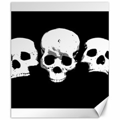 Halloween Horror Skeleton Skull Canvas 20  X 24  by HermanTelo