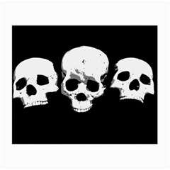 Halloween Horror Skeleton Skull Small Glasses Cloth (2 Sides)