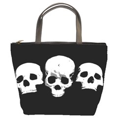 Halloween Horror Skeleton Skull Bucket Bag