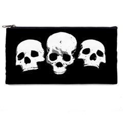 Halloween Horror Skeleton Skull Pencil Cases by HermanTelo