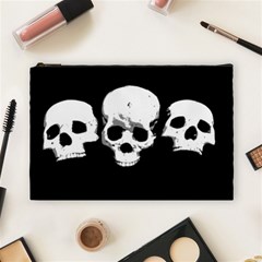 Halloween Horror Skeleton Skull Cosmetic Bag (large) by HermanTelo