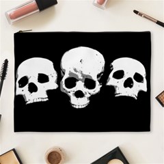 Halloween Horror Skeleton Skull Cosmetic Bag (xl)