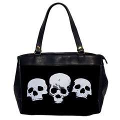 Halloween Horror Skeleton Skull Oversize Office Handbag by HermanTelo