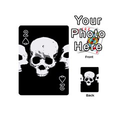 Halloween Horror Skeleton Skull Playing Cards 54 Designs (mini) by HermanTelo