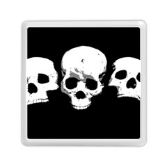 Halloween Horror Skeleton Skull Memory Card Reader (square)