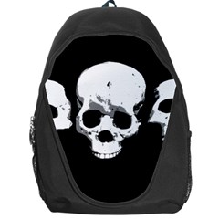 Halloween Horror Skeleton Skull Backpack Bag by HermanTelo