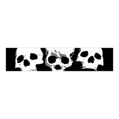 Halloween Horror Skeleton Skull Velvet Scrunchie