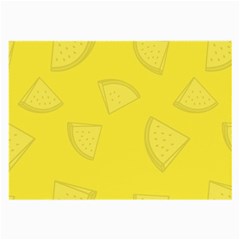 Yellow Pineapple Background Large Glasses Cloth by HermanTelo