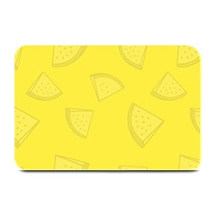 Yellow Pineapple Background Plate Mats by HermanTelo