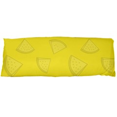 Yellow Pineapple Background Body Pillow Case Dakimakura (two Sides) by HermanTelo