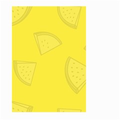 Yellow Pineapple Background Large Garden Flag (two Sides)