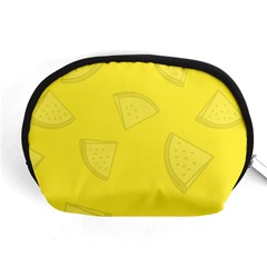 Yellow Pineapple Background Accessory Pouch (medium)