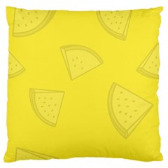 Yellow Pineapple Background Standard Flano Cushion Case (two Sides) by HermanTelo