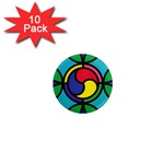 Colors Patterns Scales Geometry 1  Mini Magnet (10 pack)  Front