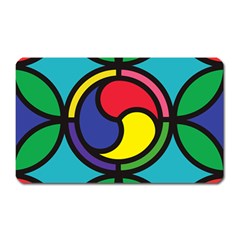 Colors Patterns Scales Geometry Magnet (rectangular) by HermanTelo