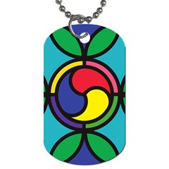 Colors Patterns Scales Geometry Dog Tag (two Sides)