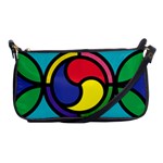 Colors Patterns Scales Geometry Shoulder Clutch Bag Front