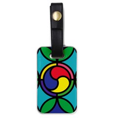 Colors Patterns Scales Geometry Luggage Tag (one Side)