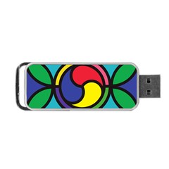 Colors Patterns Scales Geometry Portable Usb Flash (two Sides) by HermanTelo