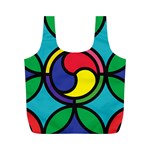 Colors Patterns Scales Geometry Full Print Recycle Bag (M) Back