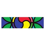 Colors Patterns Scales Geometry Satin Scarf (Oblong) Front