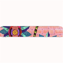 Brick Wall Flower Pot In Color Small Bar Mats by okhismakingart