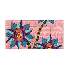 Brick Wall Flower Pot In Color Yoga Headband by okhismakingart