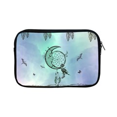 Dreamcatcher With Moon And Feathers Apple Ipad Mini Zipper Cases by FantasyWorld7