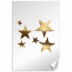 Stars Faux Gold Elegant Starry Festive Christmas Pattern Canvas 20  X 30  by yoursparklingshop