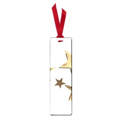 Stars Faux Gold Elegant Starry Festive Christmas Pattern Small Book Marks by yoursparklingshop