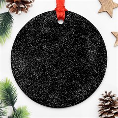 Elegant Black And White Design Ornament (round) by yoursparklingshop