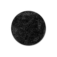 Elegant Black And White Design Magnet 3  (round) by yoursparklingshop