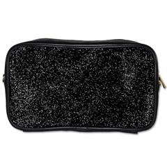 Elegant Black And White Design Toiletries Bag (one Side) by yoursparklingshop