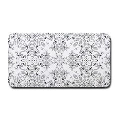 Black And White Decorative Ornate Pattern Medium Bar Mats by dflcprintsclothing