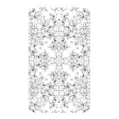 Black And White Decorative Ornate Pattern Memory Card Reader (rectangular) by dflcprintsclothing