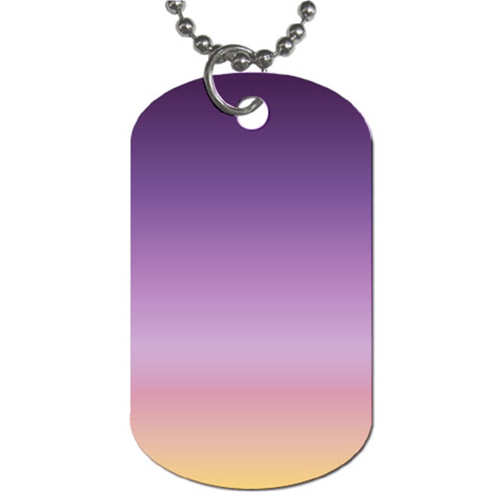 SUNSET EVENING SHADES Dog Tag (One Side)