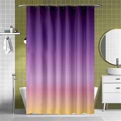 Sunset Evening Shades Shower Curtain 48  X 72  (small)  by designsbymallika