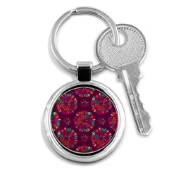 Circle Pattern Key Chain (round) by designsbymallika