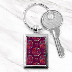 Circle Pattern Key Chain (rectangle) by designsbymallika