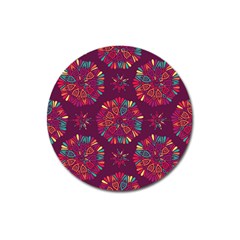 Circle Pattern Magnet 3  (round) by designsbymallika