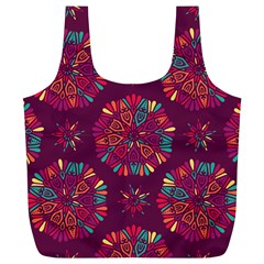 Circle Pattern Full Print Recycle Bag (xl) by designsbymallika