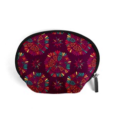 Circle Pattern Accessory Pouch (small) by designsbymallika