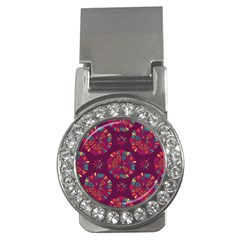 Circle Pattern Money Clips (cz)  by designsbymallika