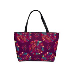 Circle Pattern Classic Shoulder Handbag by designsbymallika