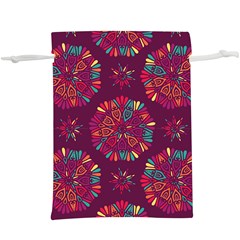 Circle Pattern  Lightweight Drawstring Pouch (xl)